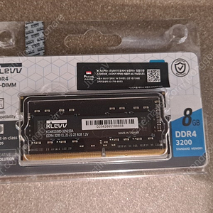 노트북용 KLEVV DDR4-3200 8GB 미개봉 새제품