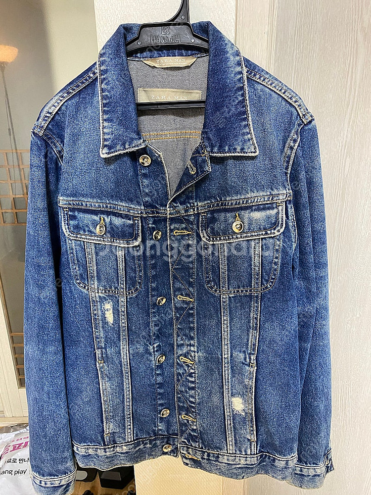 자라 ZARA 청자켓--0