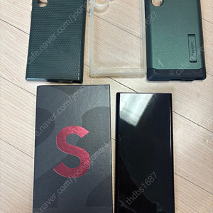 S22 울트라 256GB 버건디 풀박스
