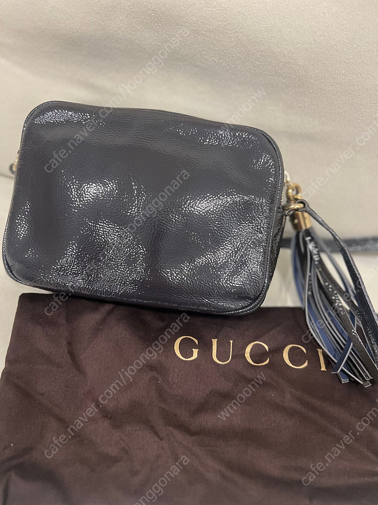 구찌 디스코백 페이던트 네이비 이미지