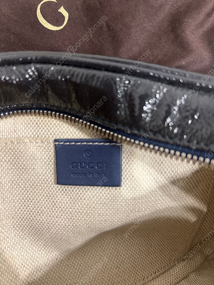 구찌 디스코백 페이던트 네이비 이미지