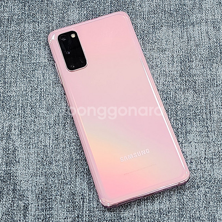 갤럭시 S20 핑크 21년 11월개통 무잔상급 상태좋은폰 14만에판매합니다--0