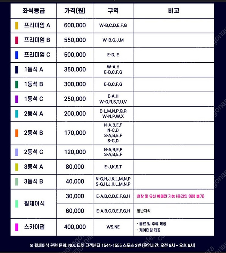 bbq 1등석 2b 2매 양도합니다--0