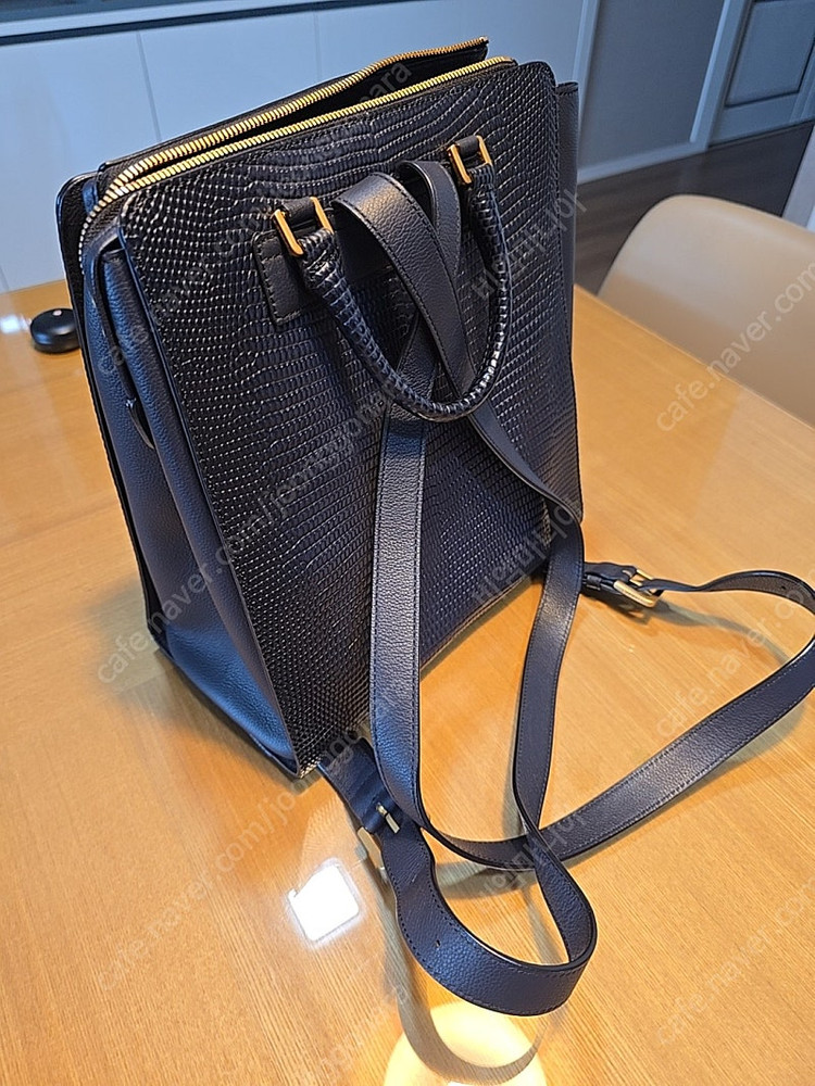 쿠론 천연소가죽 백팩(새제품)--2