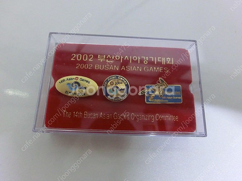 2002년 부산 아시아경기대회 뺏지세트,넥타이 일괄 팝...--0
