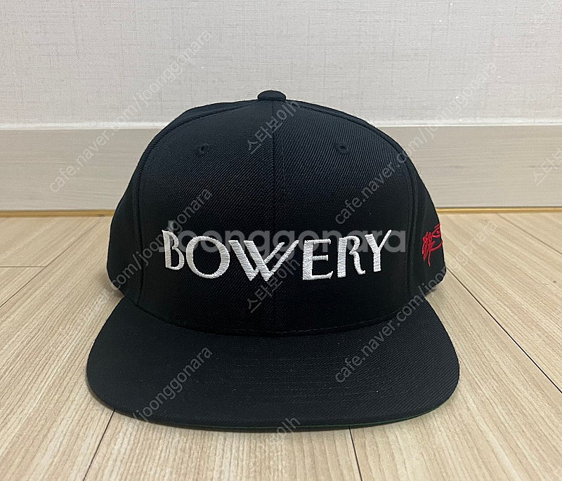 [새제품] SSUR BOWERY 스냅백 모자 블랙--0