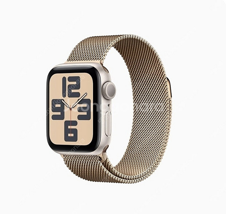 애플워치 se2 미개봉 40mm 스타라이트, 골드 밀레...--2
