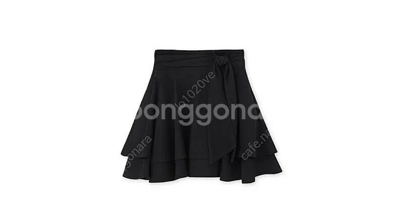리엘 벨 미니 스커트 Bell mini skirt 블랙...--2