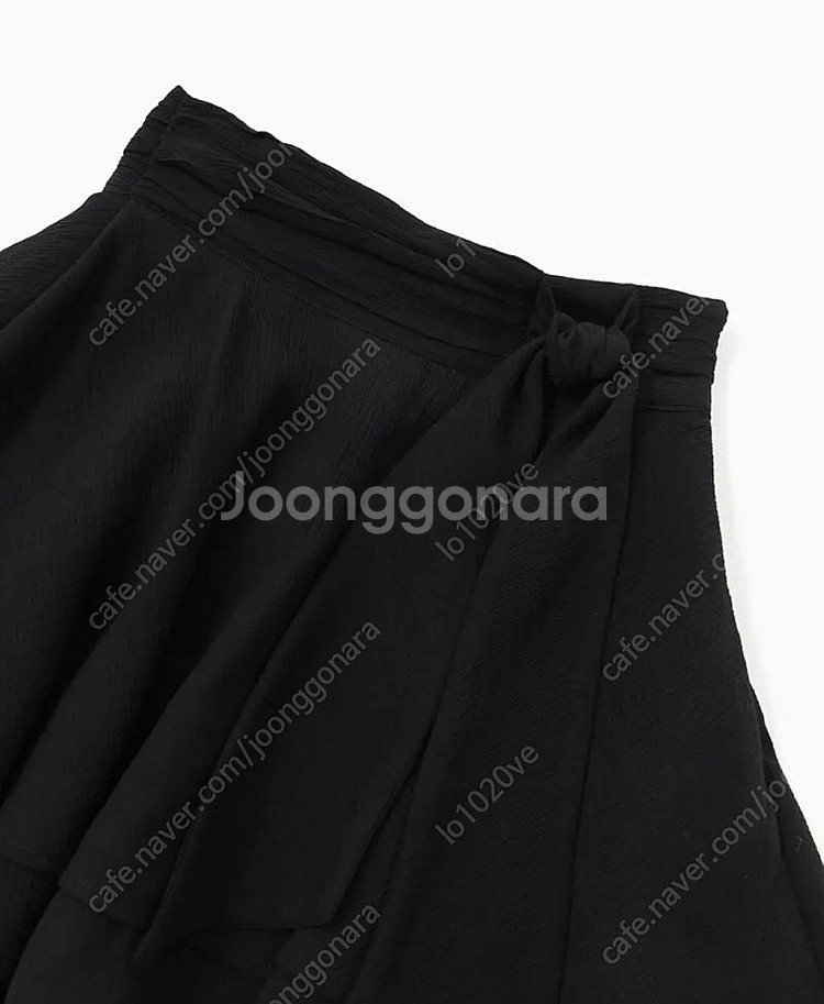 리엘 벨 미니 스커트 Bell mini skirt 블랙...--4