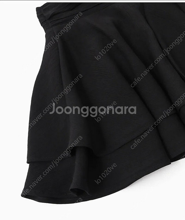 리엘 벨 미니 스커트 Bell mini skirt 블랙...--5