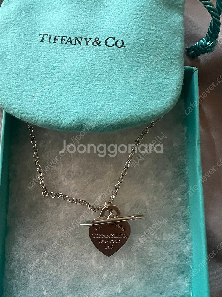티파니앤코 리턴투 하트 화살표 목걸이 (정품)--6