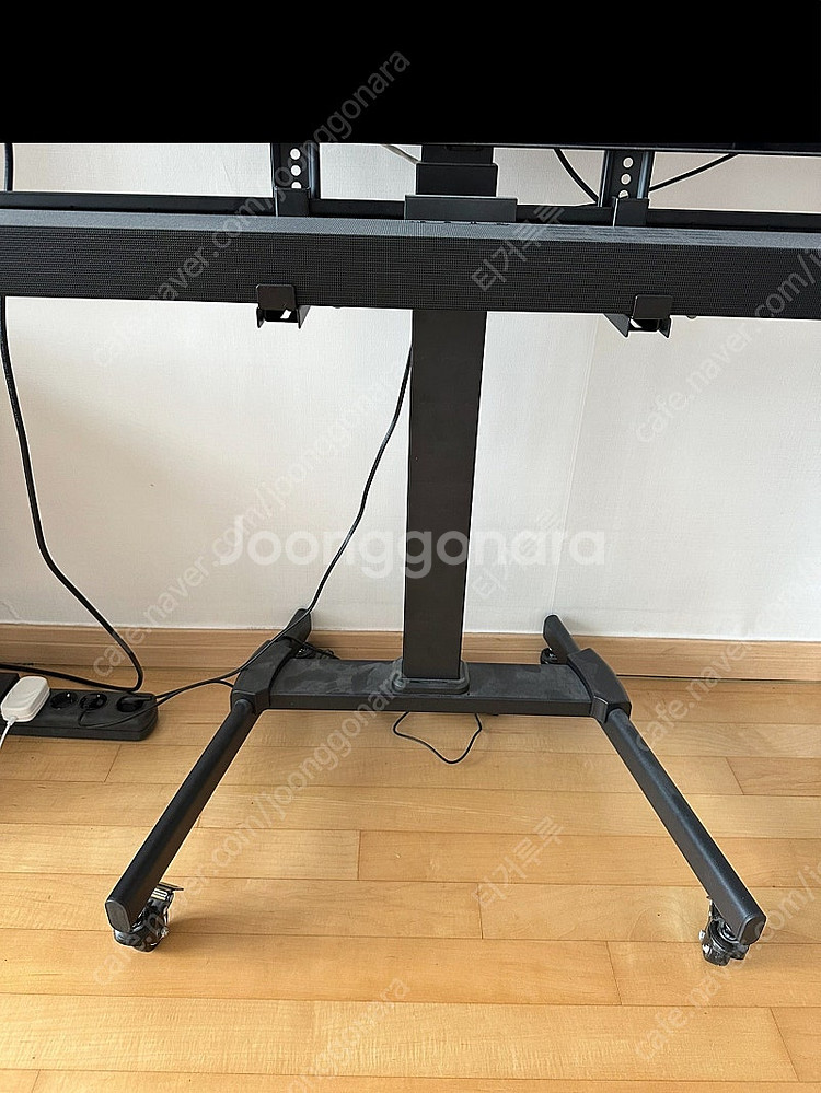 카멜마운트 55인치 티비 이동식 거치대 + 사운드바 거...--3
