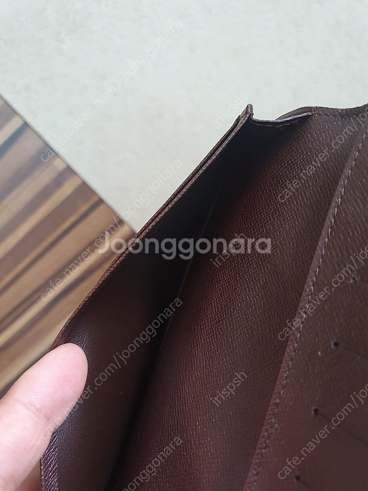 정품 루이비통 다미에 장지갑(1)(사용감적음)--8