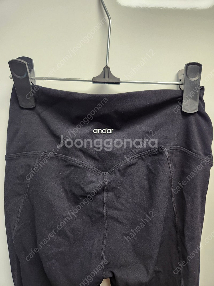 안다르 레깅스 블랙 기본.룰루레몬--2