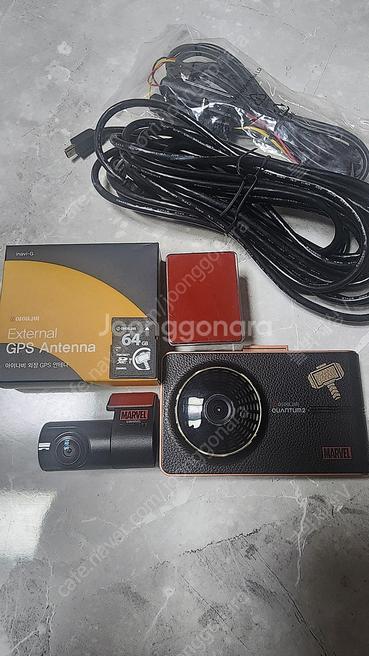아이나비 퀀텀2 마블 에디션 QHD 정품 GPS 안테나...--0