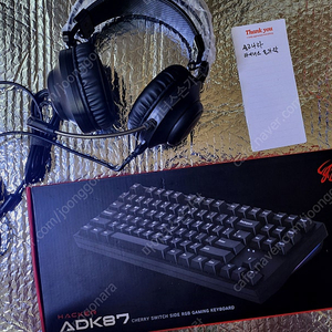 앱코 ADK87 체리 갈축 키보드 앱코 N550 ENC