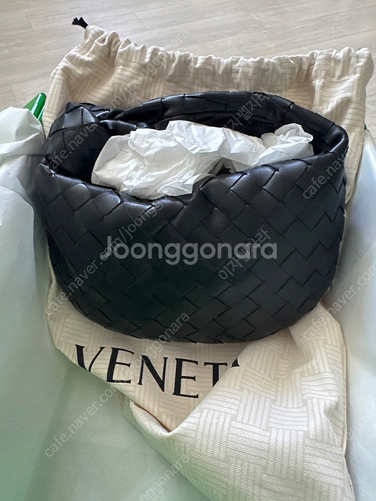 보테가베네타 미니조디 블랙 새상품--0