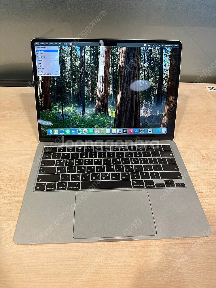 맥북 에어 M2 13 ssd512 ram8 풀박스--0