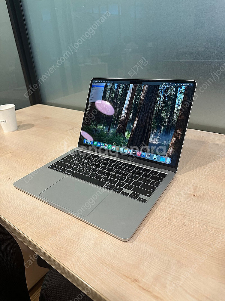 맥북 에어 M2 13 ssd512 ram8 풀박스--1