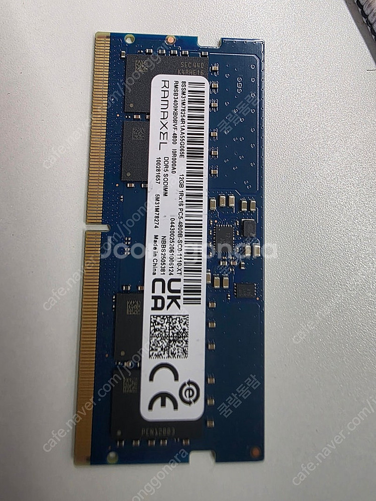 메모리 RAMAXEL DDR5 12GB 4800MHz ...--0
