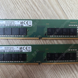 삼성 ram ddr4 32gb(16gb 2개) 팝니다.