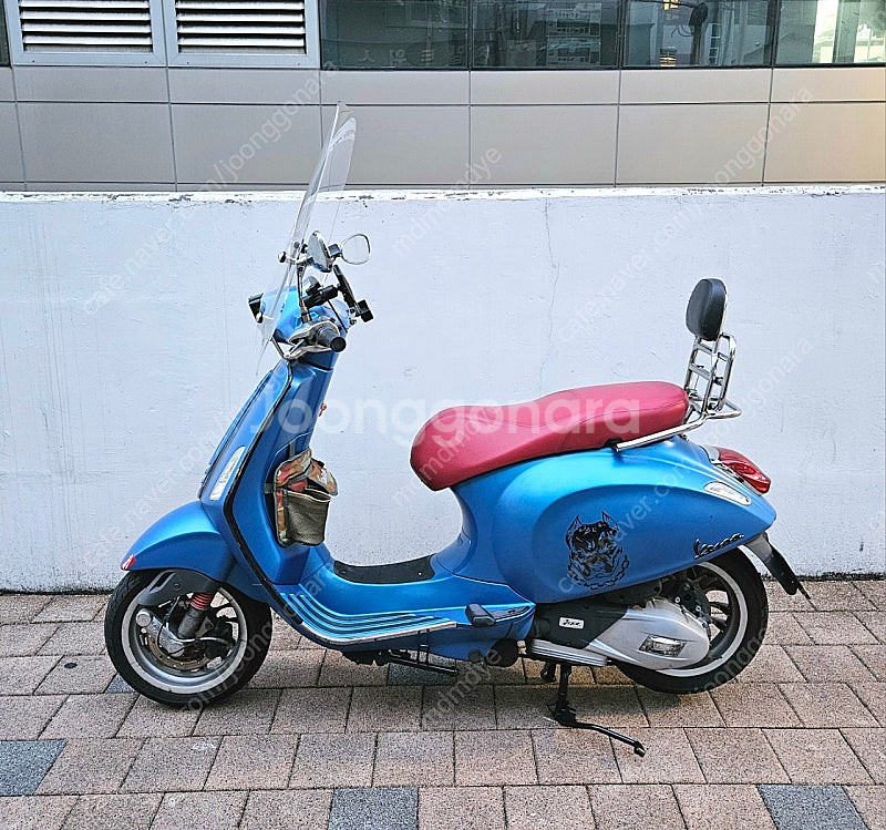 베스파 스프린트 125 ABS 무광블루 판매합니다--5