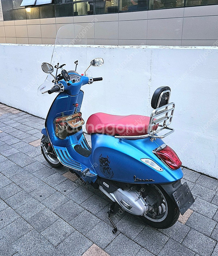 베스파 스프린트 125 ABS 무광블루 판매합니다--7