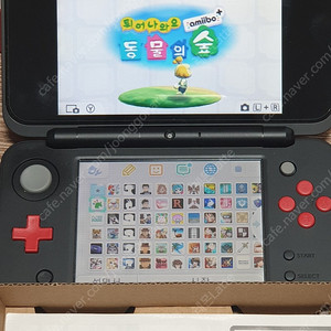 동물의숲 등 깔린 닌텐도 2DSXL (3DS) 마리오카트 에디션 풀박스 팔아요!