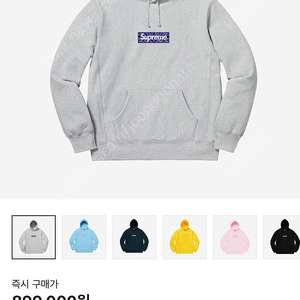 [XL] 슈프림 반다나 박스로고 후드 회파