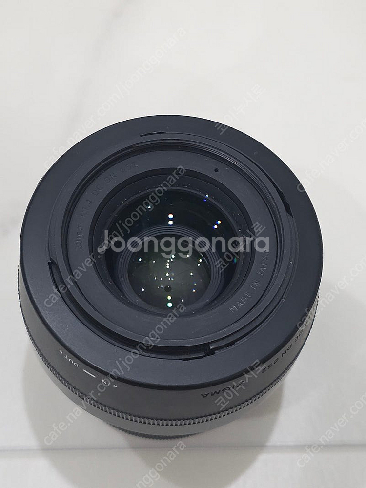 시그마 렌즈 30mm f1.4 소니 e마운트 팝니다--2
