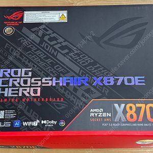 ASUS ROG CROSSHAIR X870E HERO + 9800X3D 팝니다