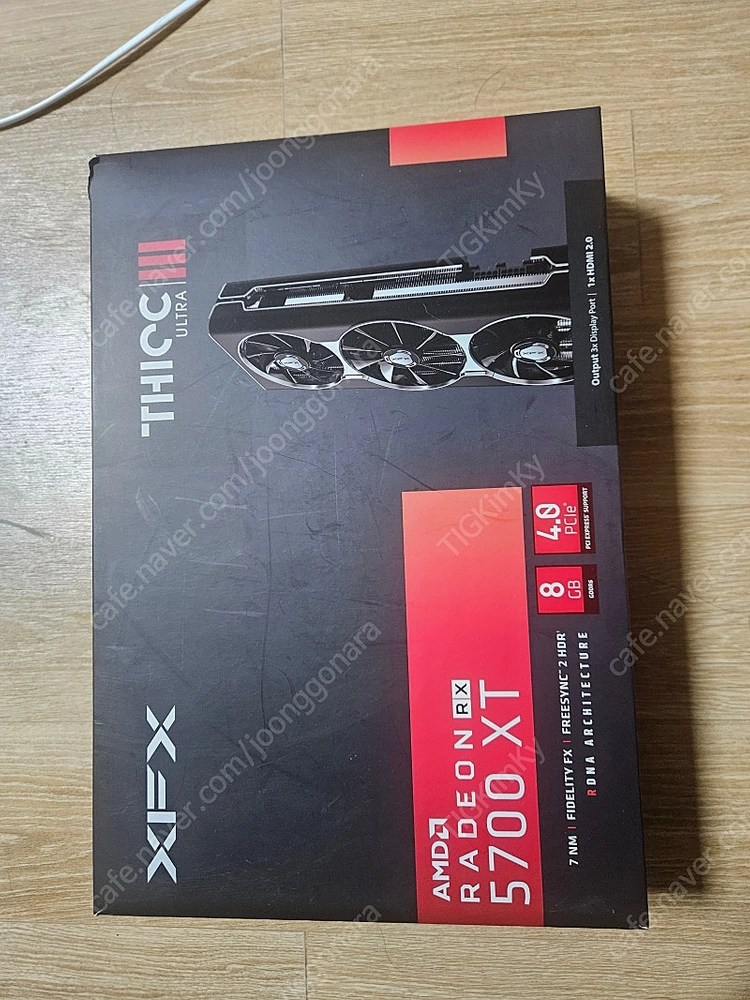 Rx5700xt xfx 상태매우좋음. 급처 이미지