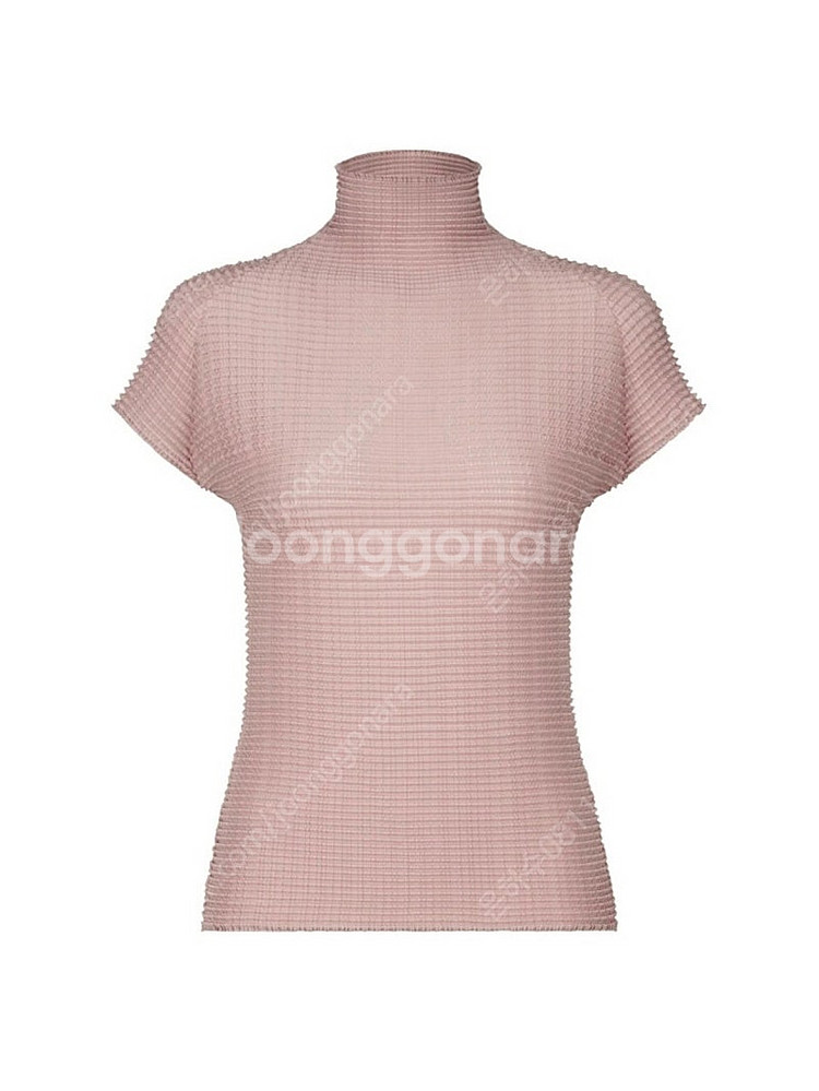 [구합니다] 이세이미야케 울리 반팔탑 라이트 핑크--0