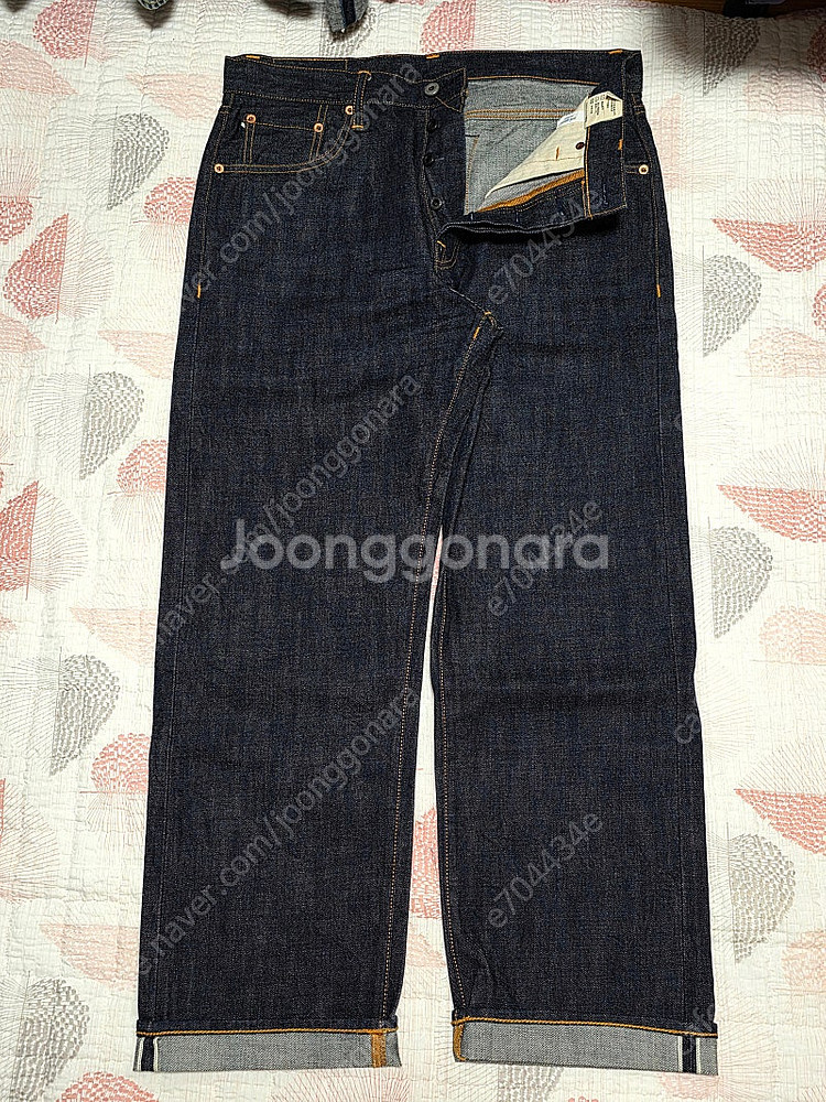 레드 토네이도 복각 셀비지 데님팬츠 33~34--1