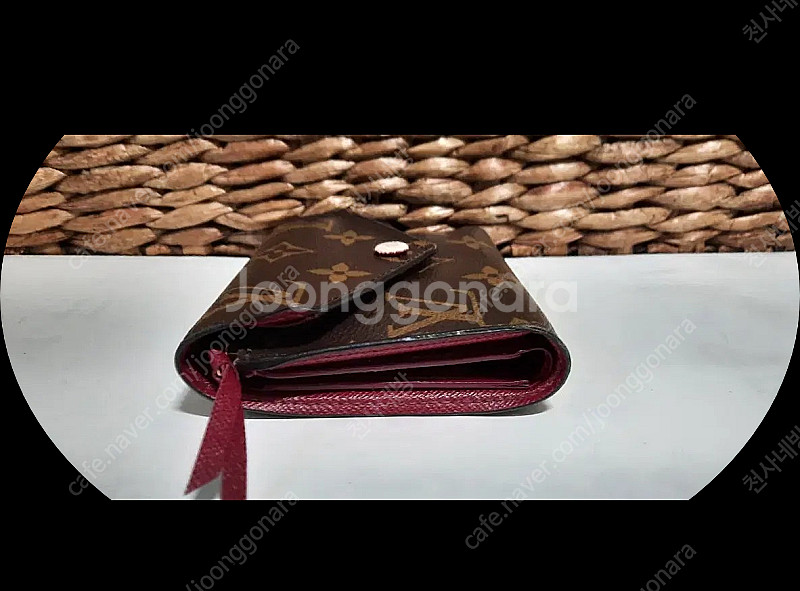 루이비통백 반지갑 빅토리안느가죽 지갑 정품--1