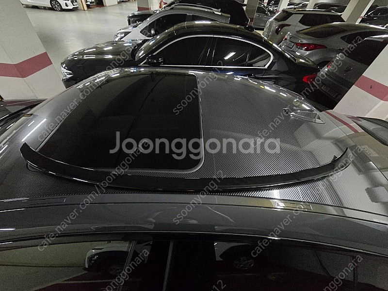 bmw g26 i4 검정 순정 스포일러 팝니다--2