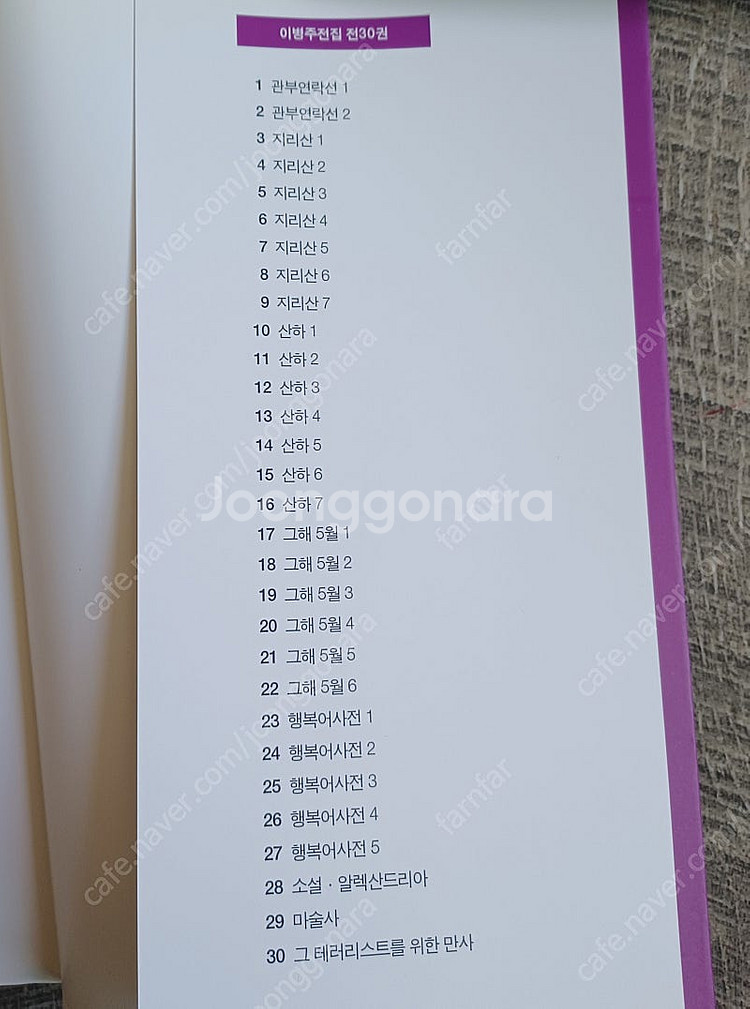 이병주 소설, 산하(山河) 전권 (1-7권)... 4....--5