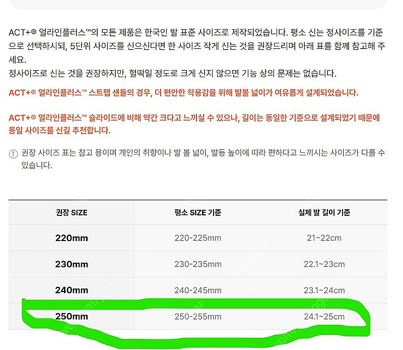 액트플러스 샌들 250 (택포 23,000원)--4