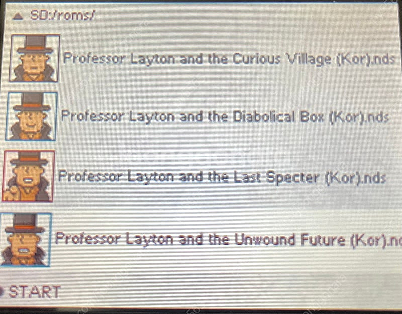 닌텐도 3ds xl 화이트 + DS 게임칩--5