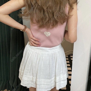 더바넷 Pink Essential Ribbed Tank Top 핑크 에센셜 리브드 탱크탑 슬리브리스