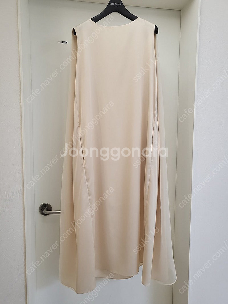 어가운드율 오간자 원피스--2