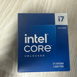 CPU 정품 인텔 i7-14700K 풀박스