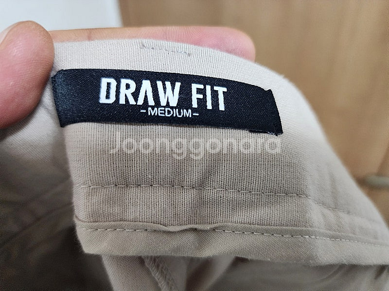 (M)드로우핏 히든밴딩 핀턱 린넨 팬츠--4