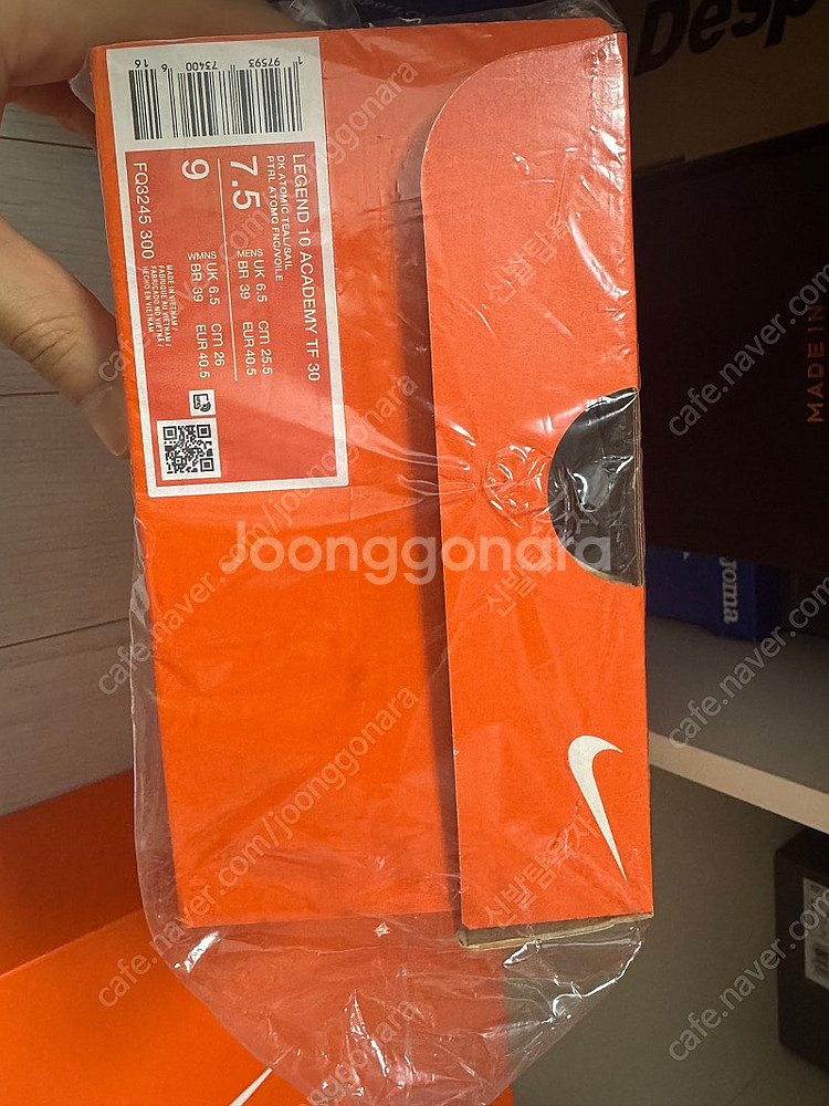 (255mm)나이키 티엠포 레전드30 아카데미tf--1