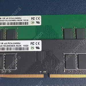 데스크탑용 메모리 램 4기가 ddr4 (2개)