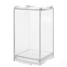 메디콤토이 베어브릭,큐브릭 100% 클리어 케이스 8개--0