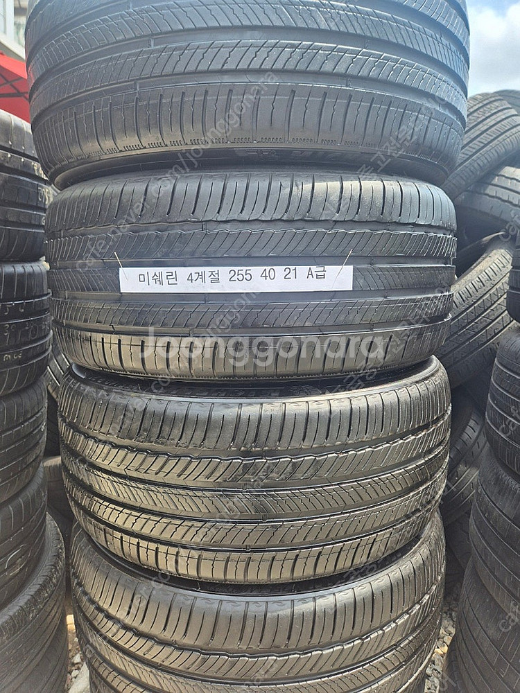 255 40 21 미쉐린 4계절 타이어 투어AS 장착무...--2