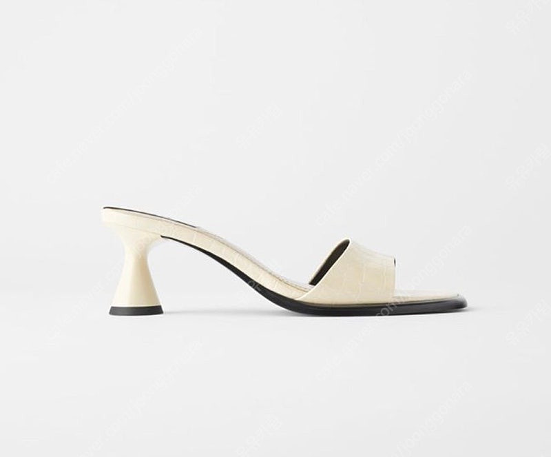 ZARA 자라 슬리퍼 뮬, 자라 여름 샌들 뮬 슬리퍼, 자라 애니멀 패턴 힐 샌들 이미지