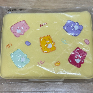 (새 상품)카카오프렌즈 라이언 젤리 노트북 파우치(15인치)