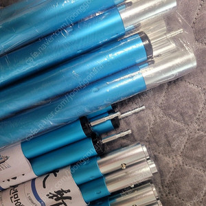 타프 폴대 블루 색상 풀세트 6조-택배가능